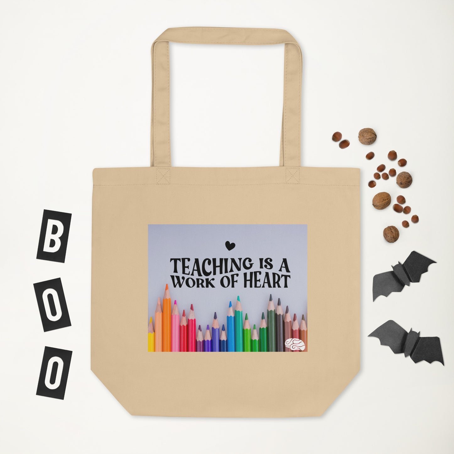 Teacher - Teaching is a Work of Heart (Eco Tote Bag)