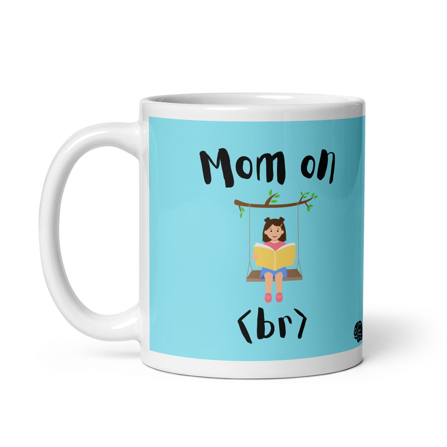 Coding - Mom on <br> (White Mug)