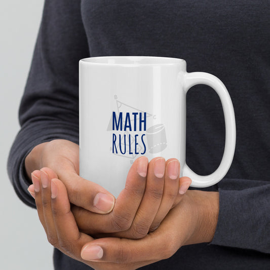 Math - Rules (White Mug)
