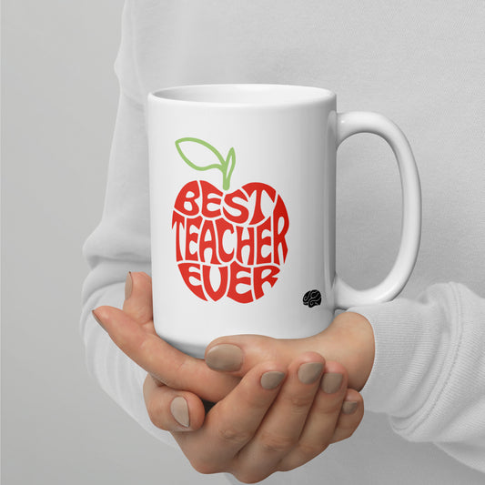 Teacher - Best Teacher Ever Apple (White Mug)